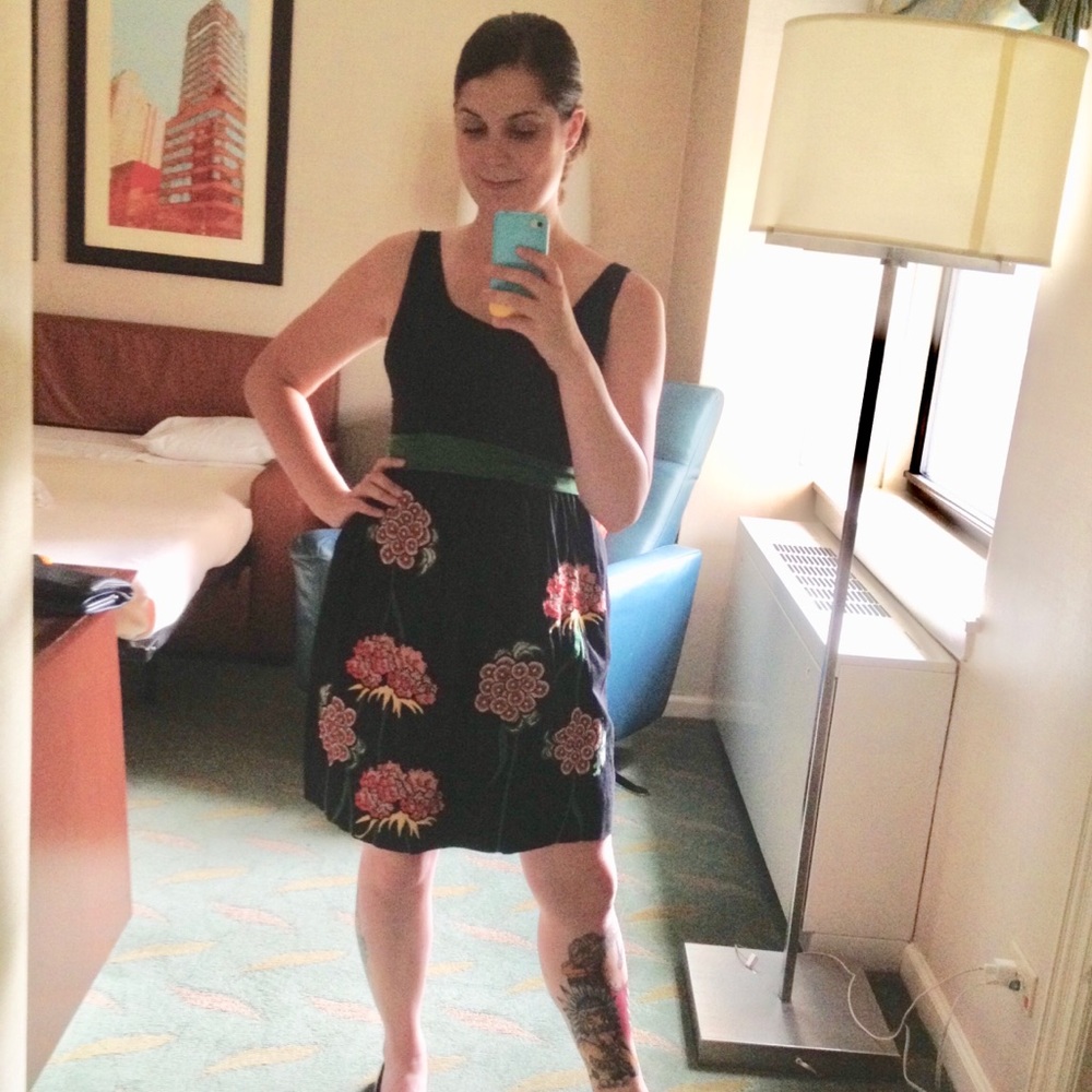 Anthropologie | Floreat Cranesbill Dress - Picture 5 of 8